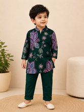 dark green kurta