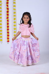 Shining Kanika Lehenga Choli set - Lavender