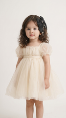 Black Pearl Bow Hair Clip for Girls | Premium Kids Hair Accessory