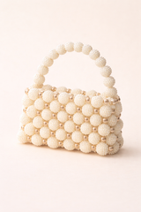 Handmade Pearl Bead Bag for Kids | Premium Mini Occasion Purse
