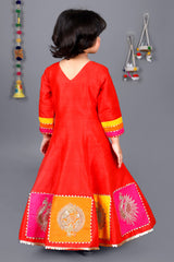 Zardozi work multicolour anarkali with beutiful dupatta