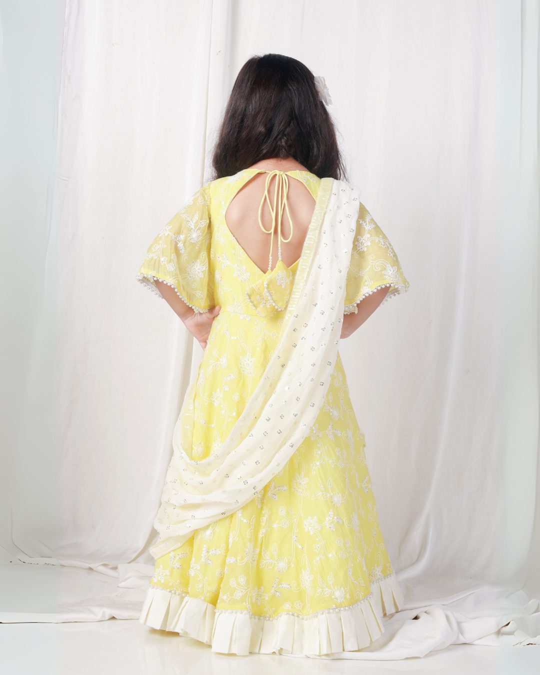 Sunshine Elegance Yellow Anarkali Suit