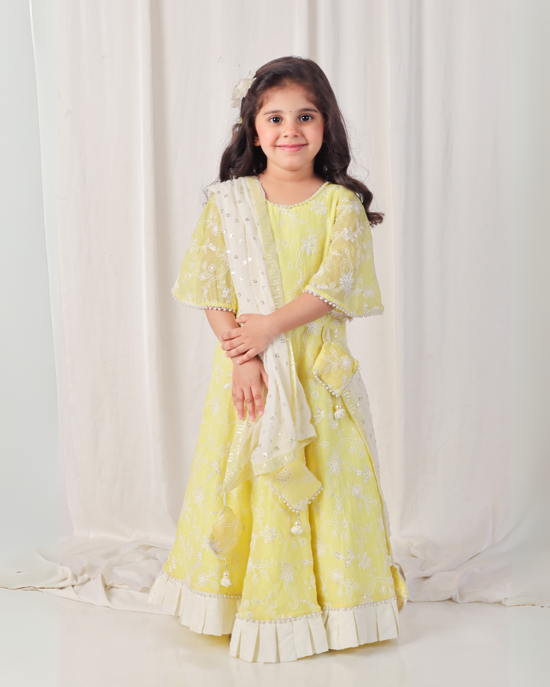 Sunshine Elegance Yellow Anarkali Suit