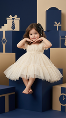 Black Pearl Bow Hair Clip for Girls | Premium Kids Hair Accessory