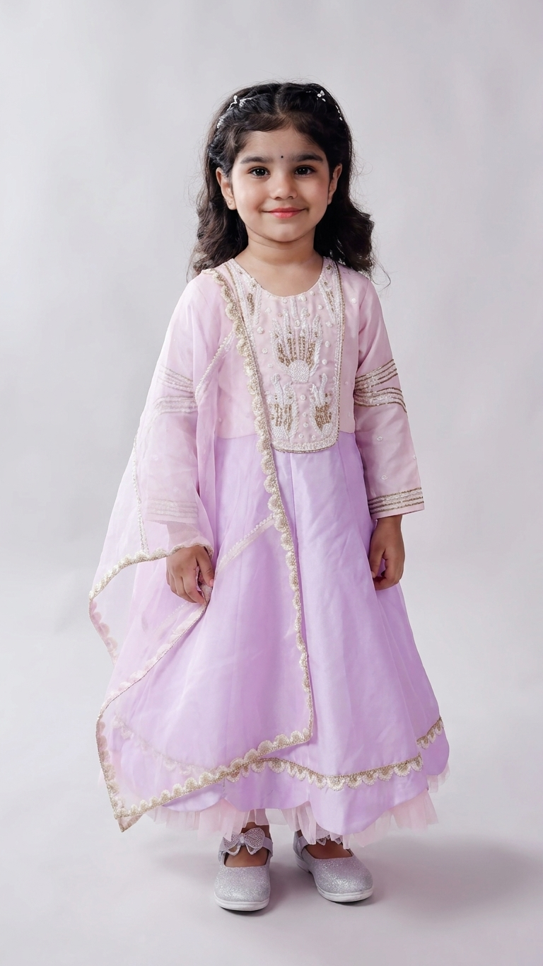 Lavender lehenga set